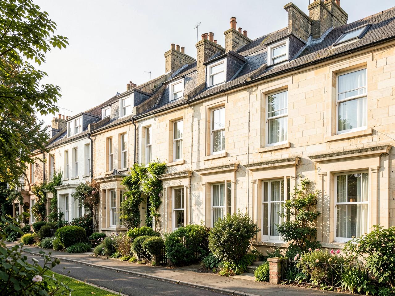 A well-managed row of British rental homes